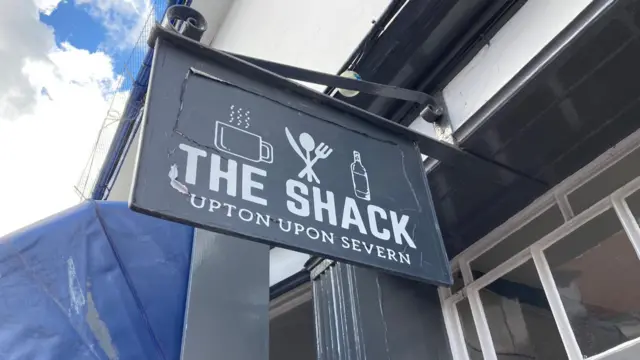 Sign for The Shack