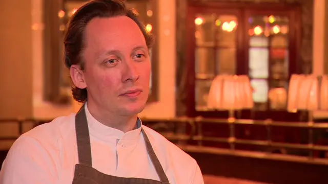 Calum Franklin. executive chef at Holborn Dining Room