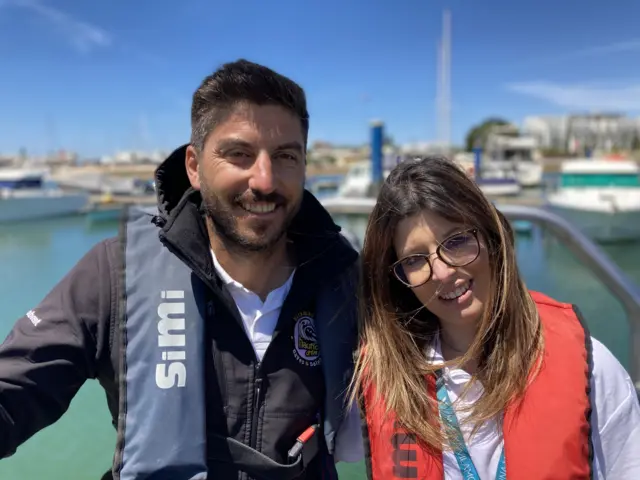 Andreia Rocha and husband Rui Silva