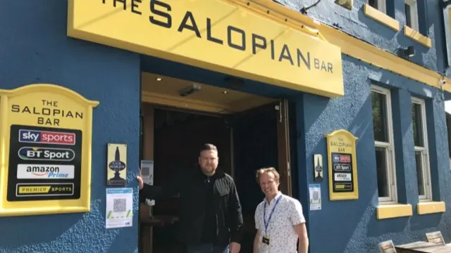 Staff at the Salopian