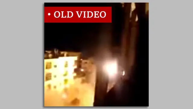 Screenshot of video claiming to be of Hamas but actually of Syria