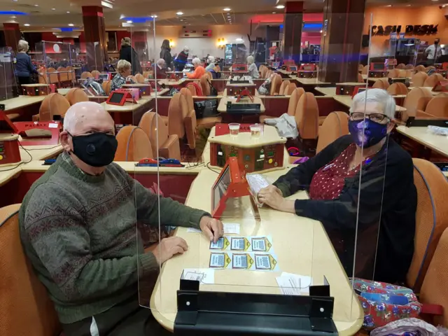 Bob and Margaret Lusher say they have hugely missed their bingo outings