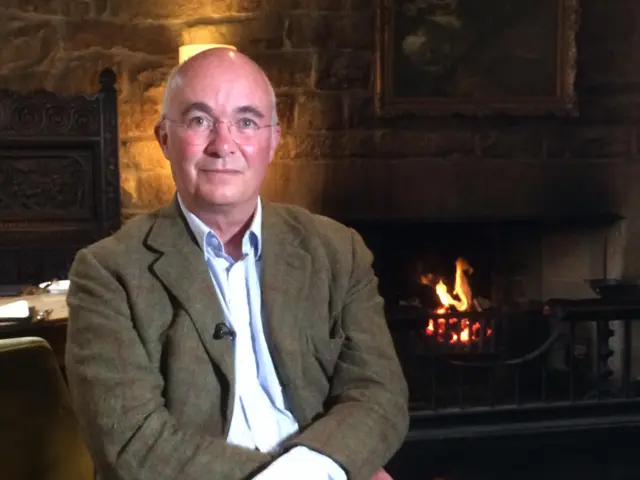 Lord Edward Manners owner of Peacock hotel and restaurant in Rowsley, Derbyshire