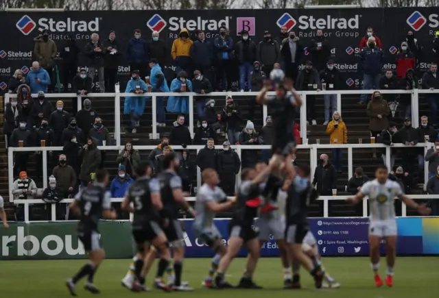 Newcastle Falcons v Northampton Saints - Kingston Park, Newcastle,