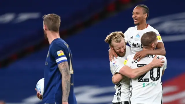 Fulham celebrate