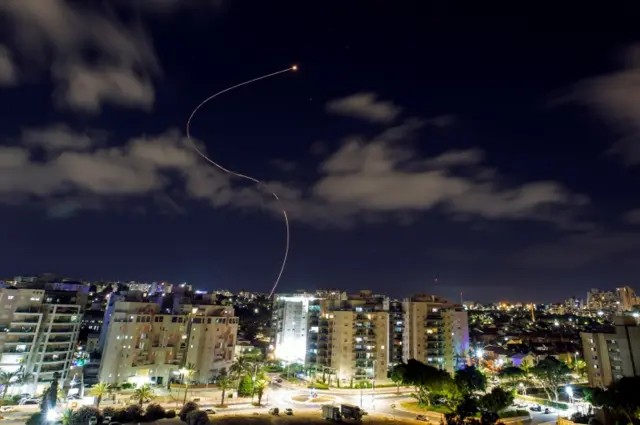 Rockets over Israel