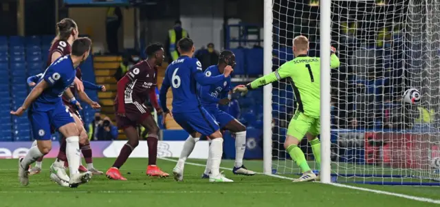 Antonio Rudiger scores for Chelsea