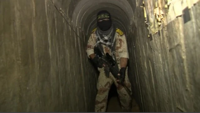 Palestinian militants can move fast inside the tunnels