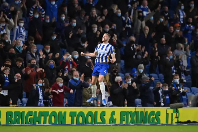 Adam Webster scores for Brighton