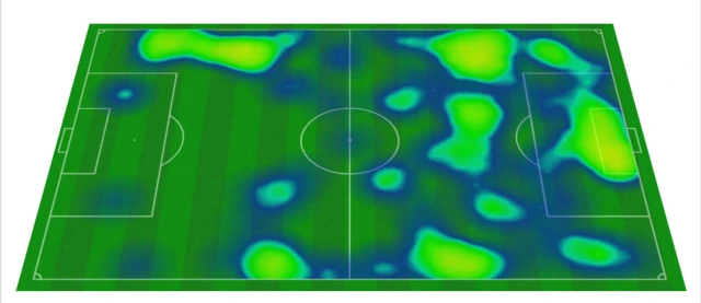 Fulham heat map