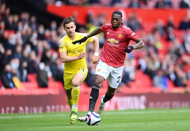 Manchester United's Aaron Wan-Bissaka