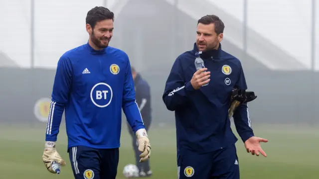 Craig Gordon and David Marshall