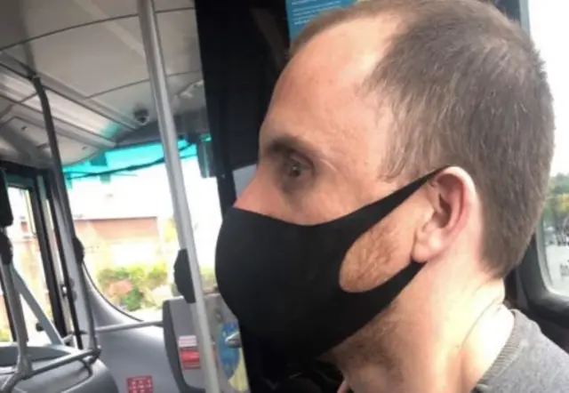 Man wearing mask