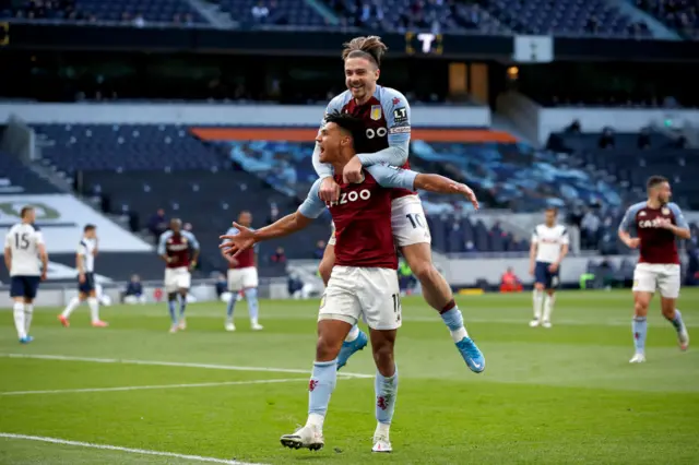 Ollie Watkins scores for Aston Villa