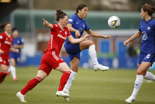 Sam Kerr in action