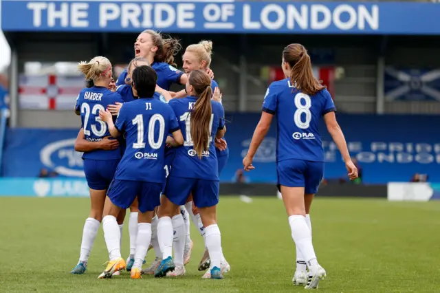 Chelsea celebrate