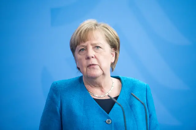 German Chancellor Angela Merkel