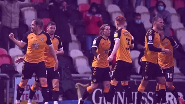 Newport County celebrate