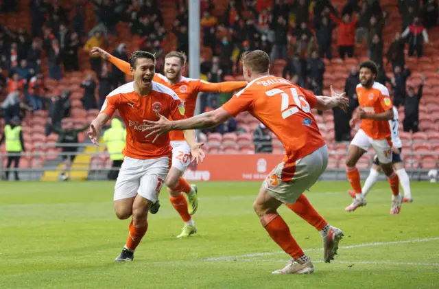 Blackpool celebrate