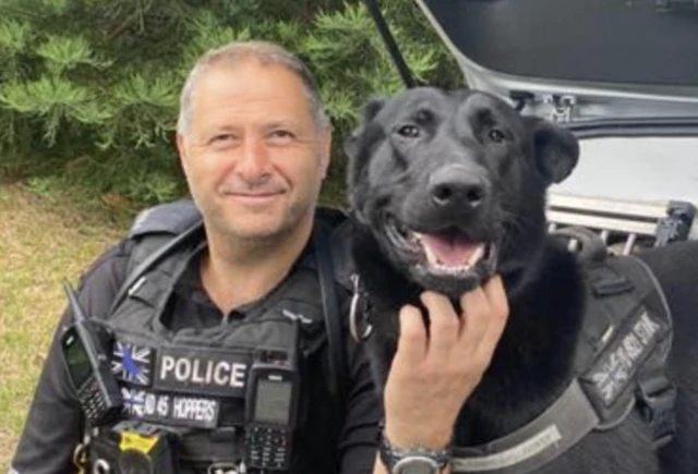 PC Paul Hopley and PD Stark