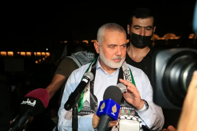 Palestinian group Hamas top leader, Ismail Haniya