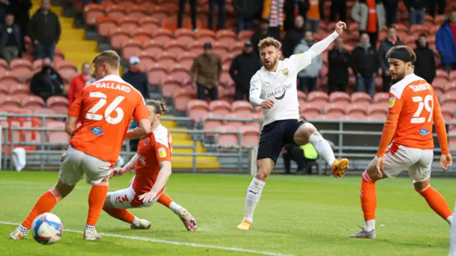 Matty Taylor scores for Oxford