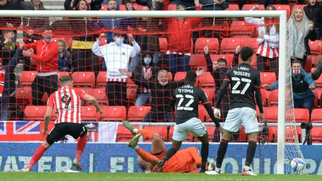 Charlie Wyke scores for Sunderland