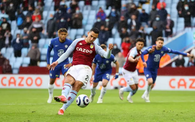 Anwar El Ghazi scores for Aston Villa