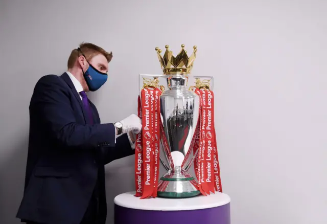 Premier League trophy