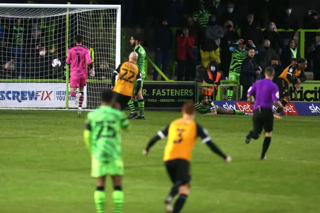 Nicky Maynard scores for Newport