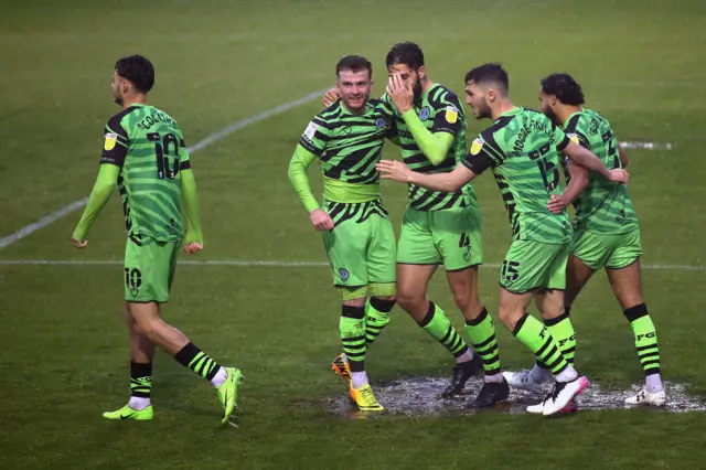 Forest Green celebrate