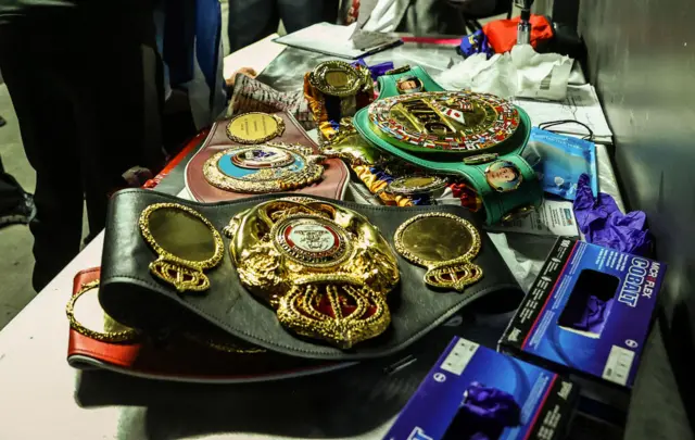 World title belts