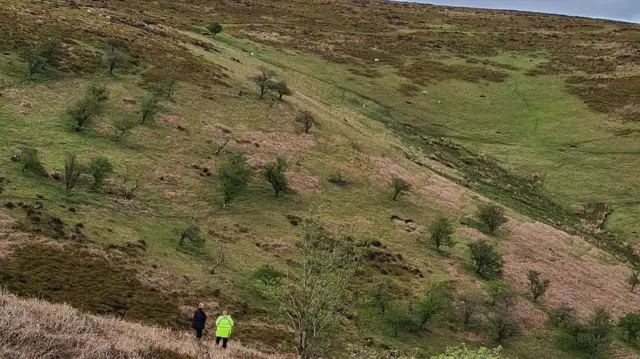 Spot where unexploded bomb found