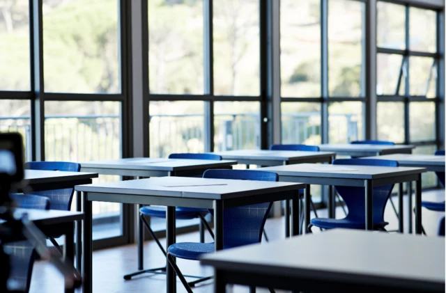 Empty classroom