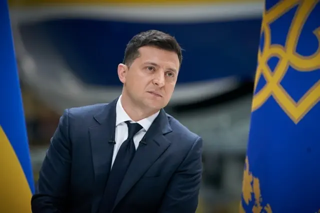 Ukrainian President Volodymyr Zelensky