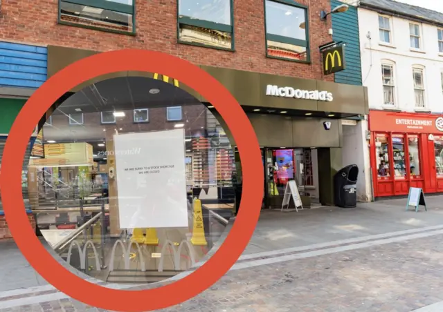 McDonald's in Commercial Street, Hereford