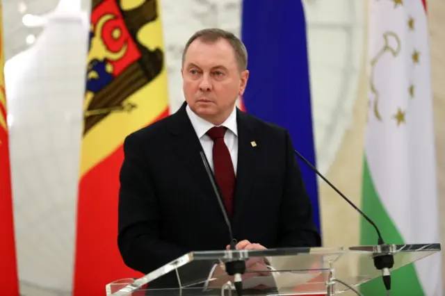 Belarusian foreign minister Vladimir Makei