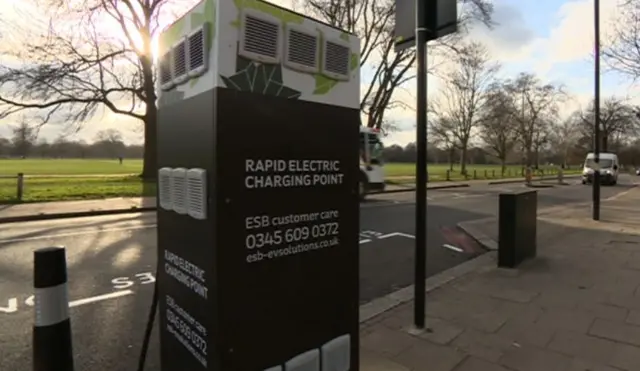 Electric charging point