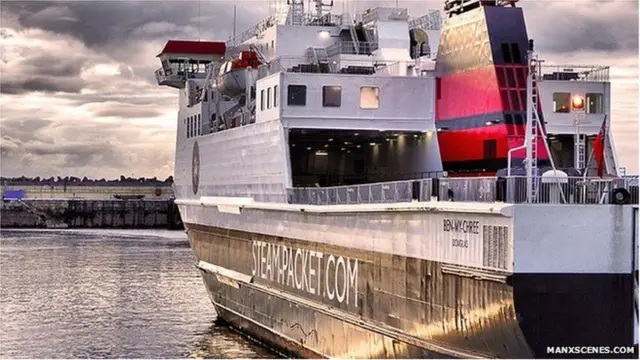 A ferry run by the Isle of Man Steam Packet Company