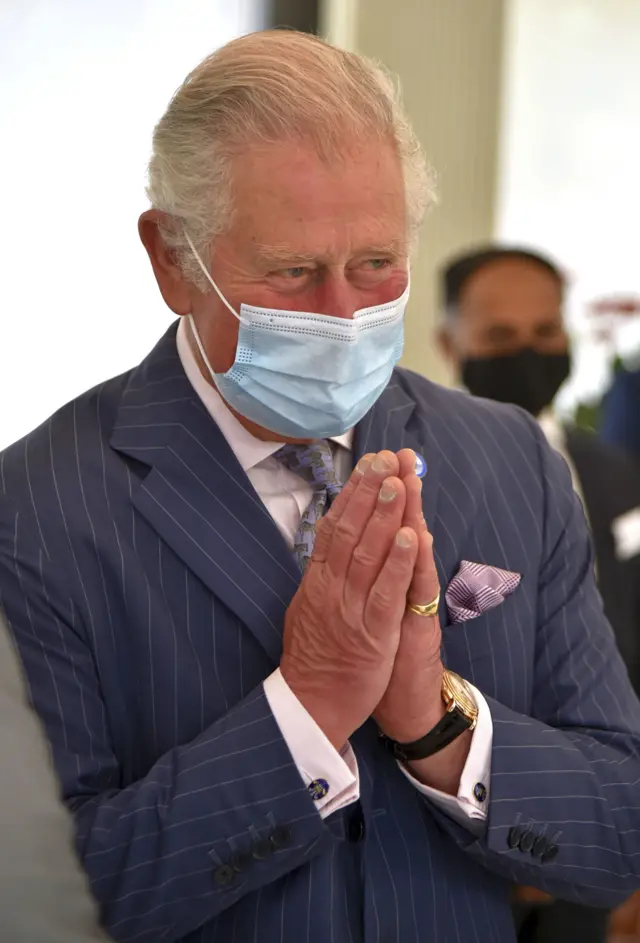 The Prince of Wales meets members of the British Asian Trust during a visit to Herbert Art Gallery and Museum in Coventry