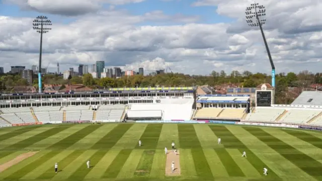 General view of Edgbaston this month during a County Championship game