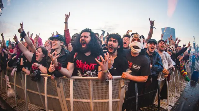 People at Download festival