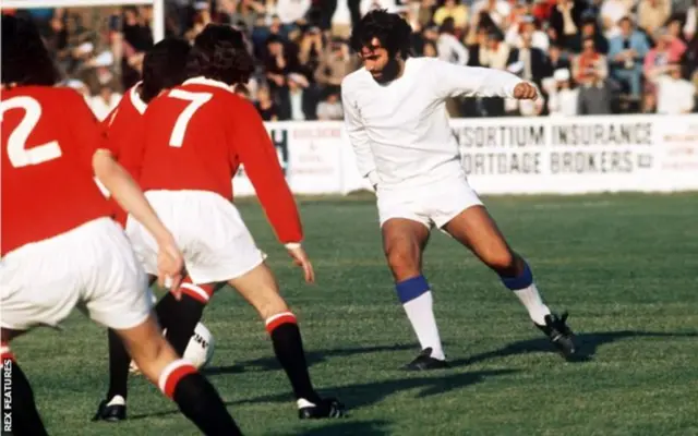 George Best playing for Dunstable Town