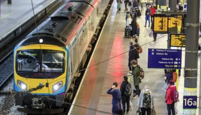 Leeds railway station platform 16a