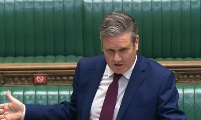 Sir Keir Starmer at Prime Minister's Questions