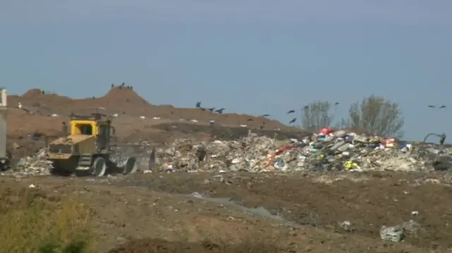 The landfill site