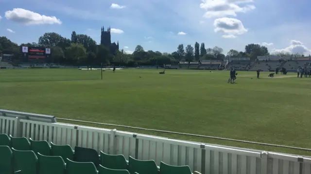 New Road, Worcester in the May sunshine