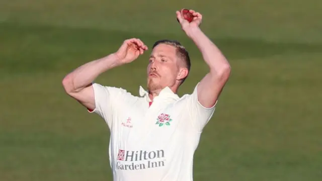 Sheffield-born Luke Wood took two of the seven wickets against his native county