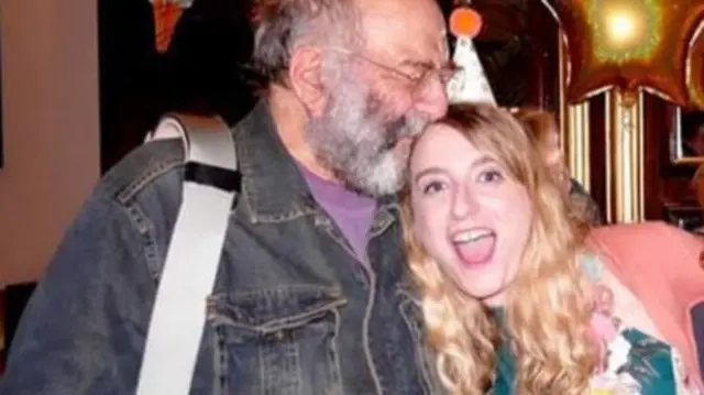 Jo Goodman with her dad