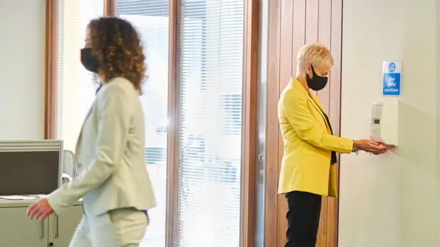 People in an office
